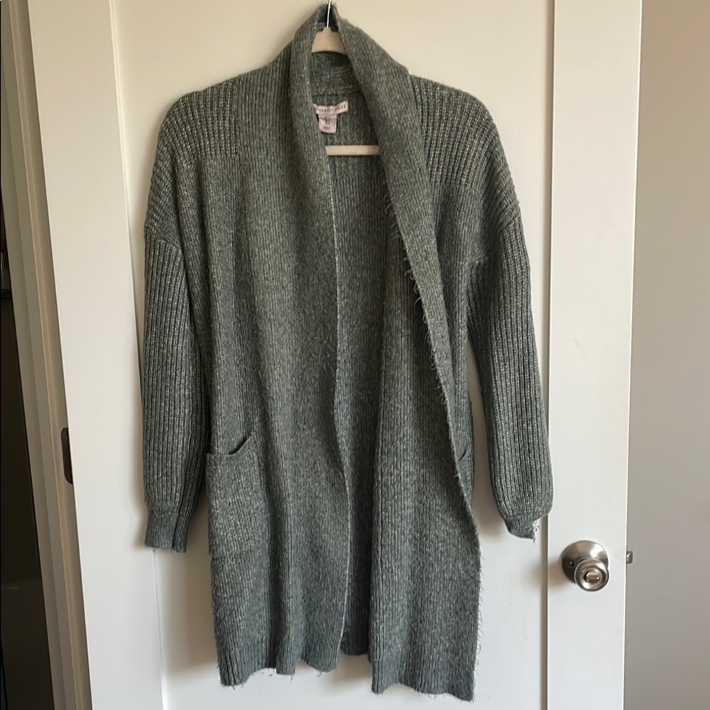 Sincerely Jules Gray Shawl Collar Cardigan Sweater